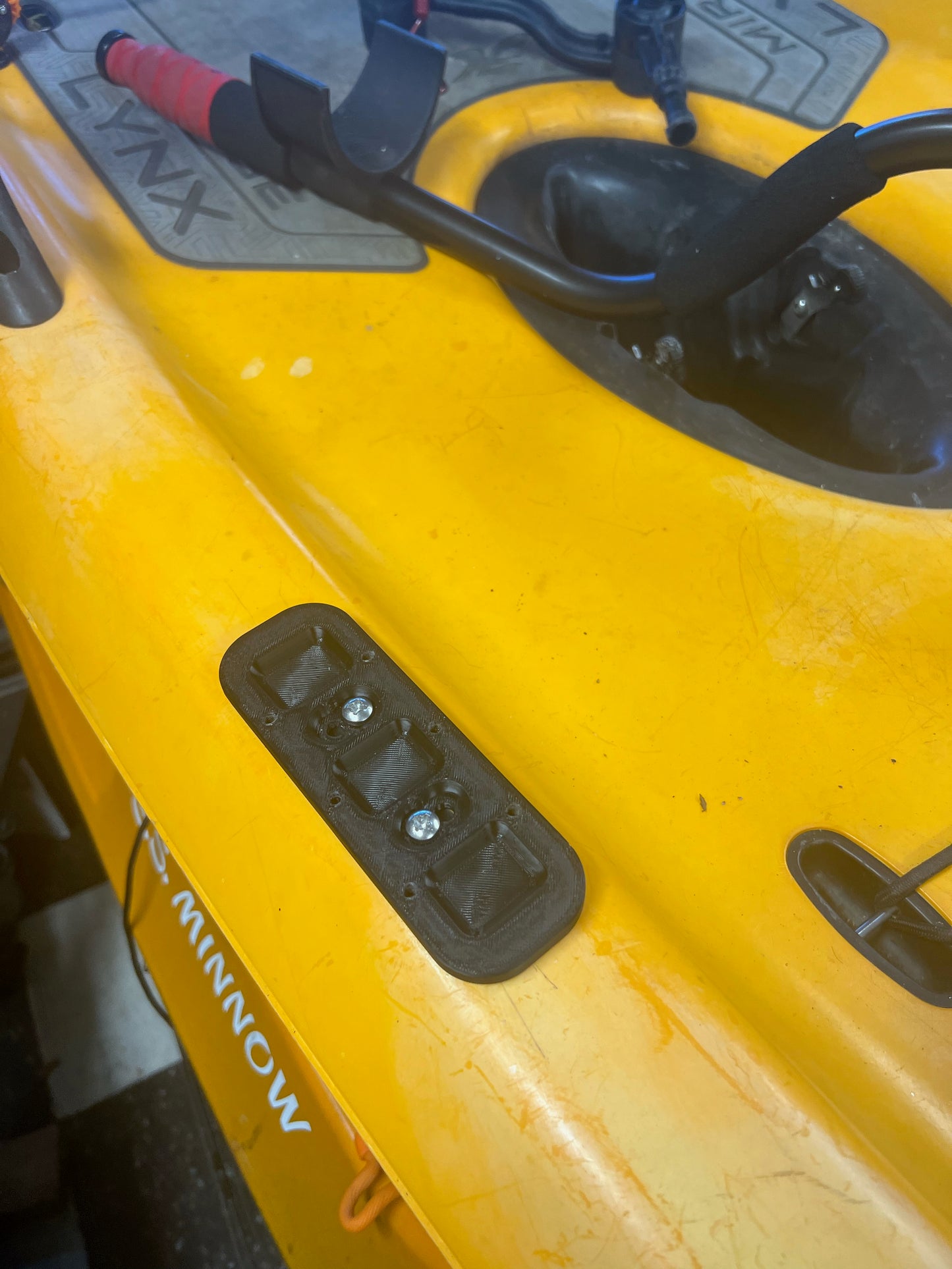 Hobie Lynx Front Adapters for Yak Attack 6" Rail