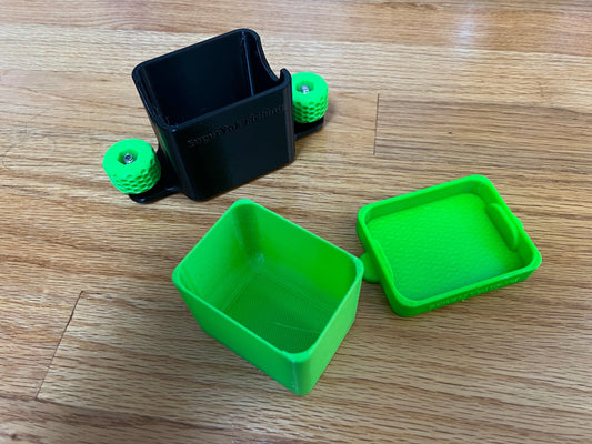 Track Mount Mini Bait Bin