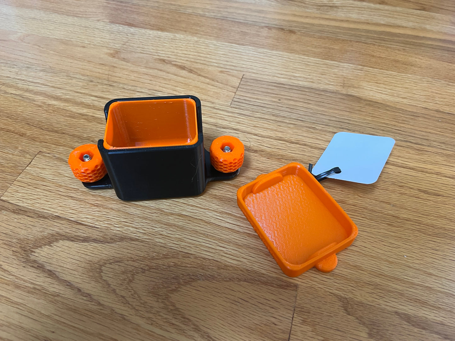 Track Mount Mini Bait Bin