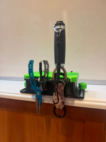 T-Track Mount JP Worm Box with tool and hook holder