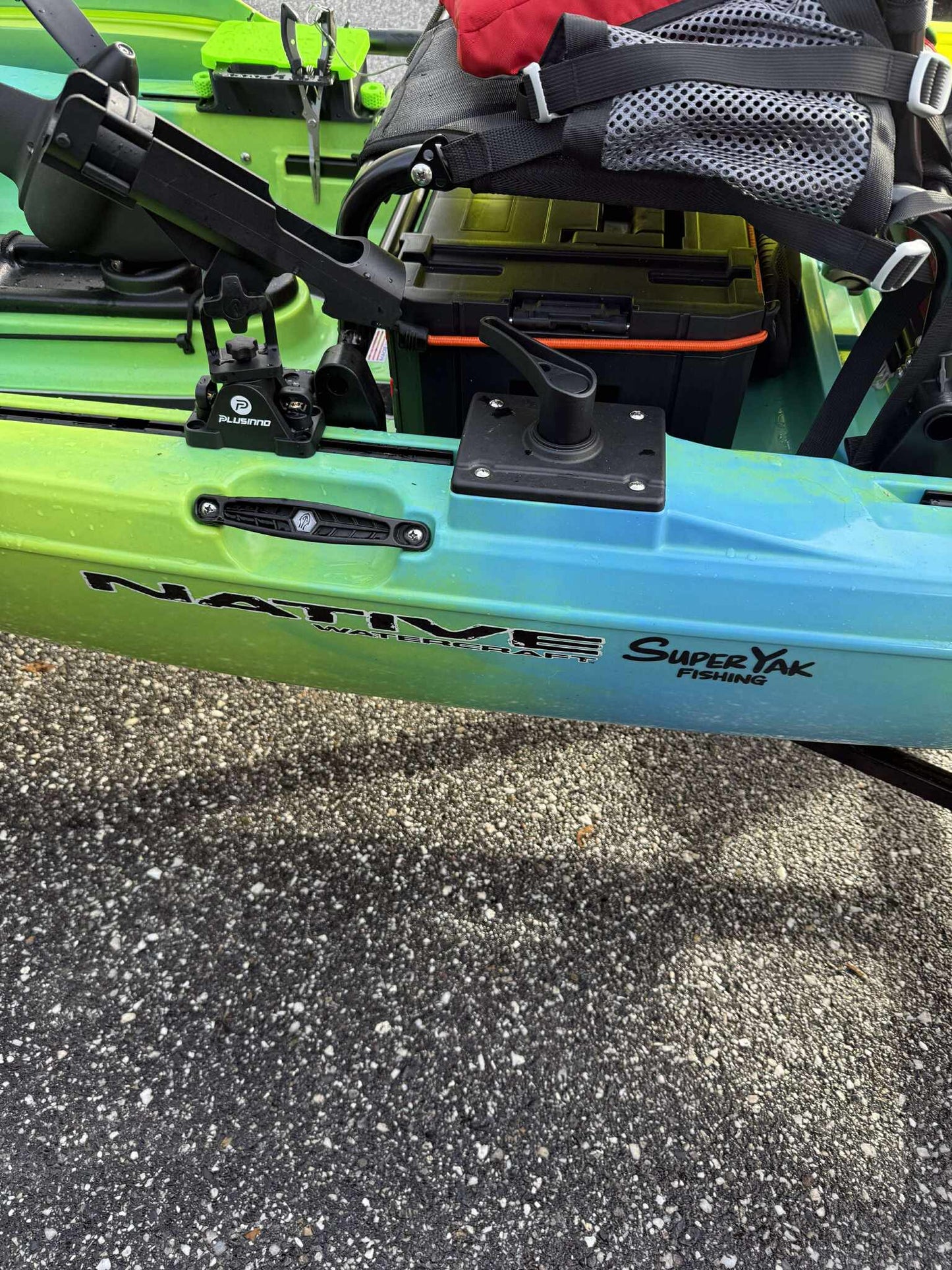 T-Track Mount JP Worm Box with tool and hook holder