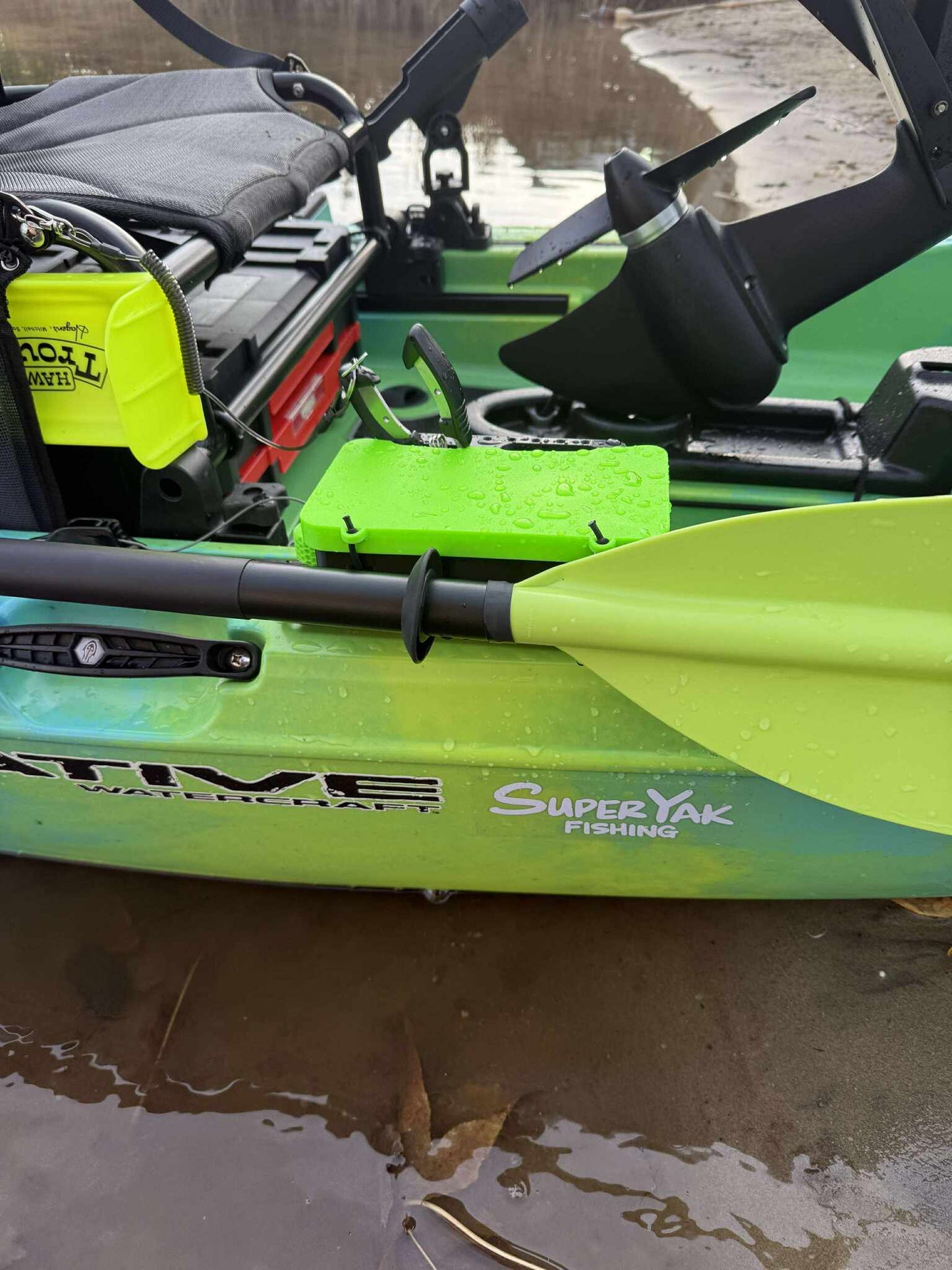 T-Track Mount JP Worm Box with tool and hook holder