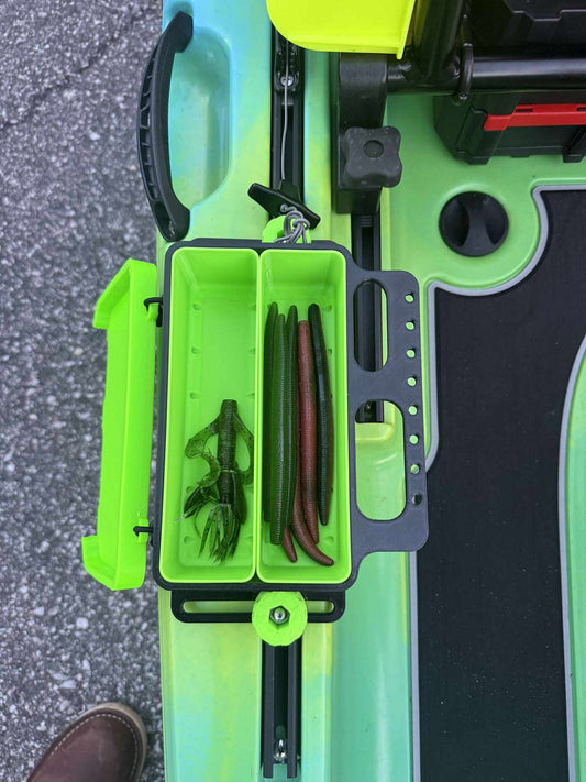 T-Track Mount JP Worm Box with tool and hook holder