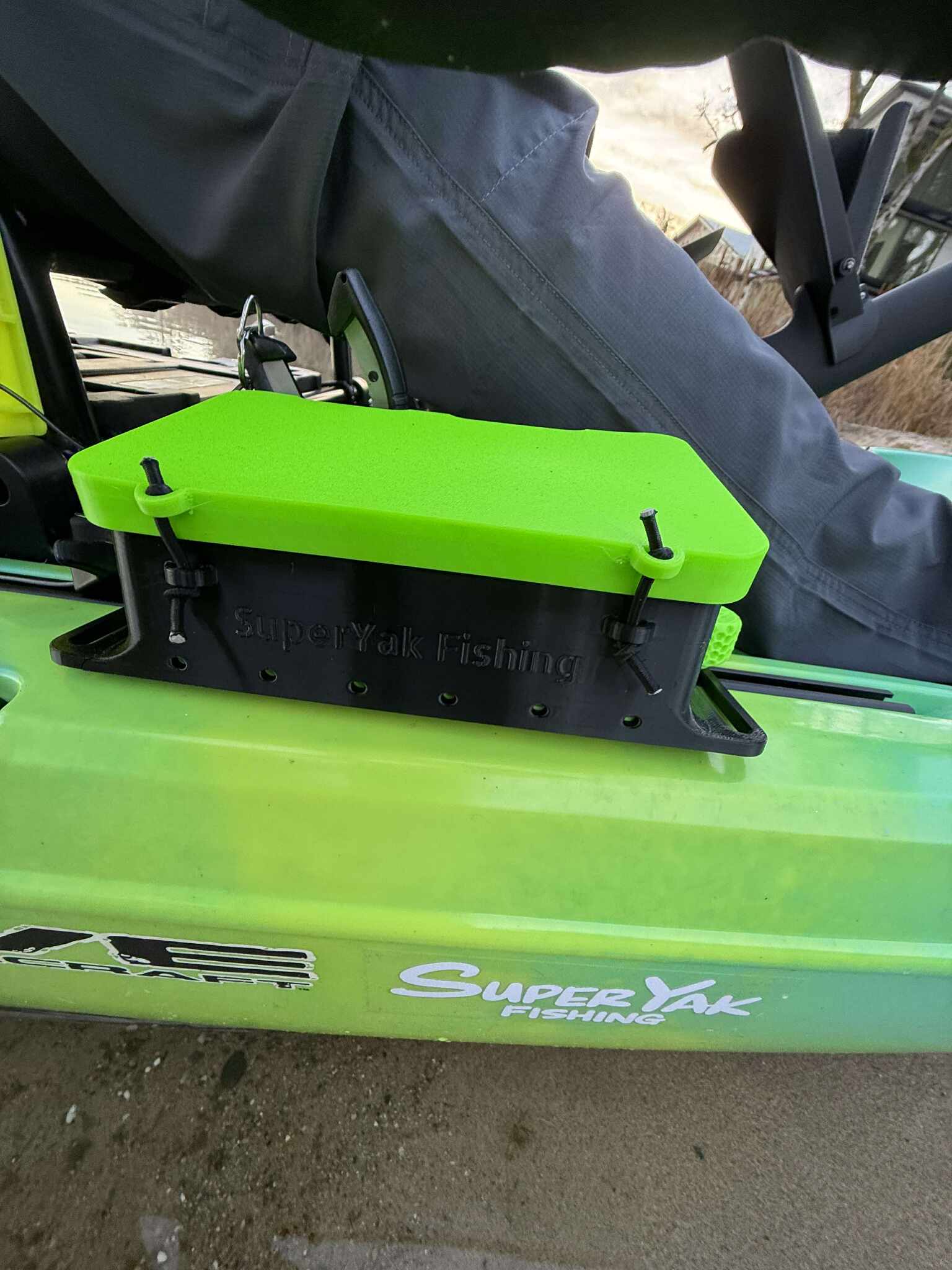 best worm tackle box T-Track Mount JP Worm Box with tool and hook holder Zinc Coated Hardware / Orange / Without Lid